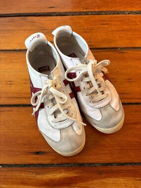 Onitsuka Tiger by Asics Mexico 66 Sneakers - White & Burgundy